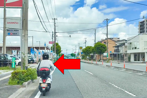 西方面から④