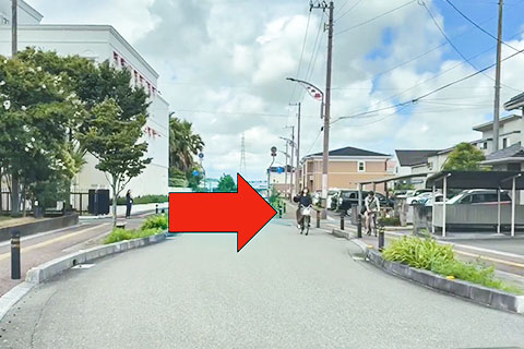 北方面から④